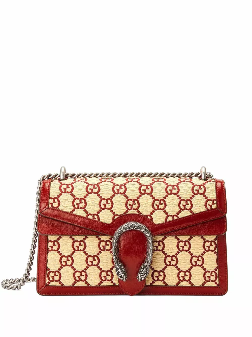 Gucci Dionysus Small Sequin Rectangular Bag, Red, Fabric