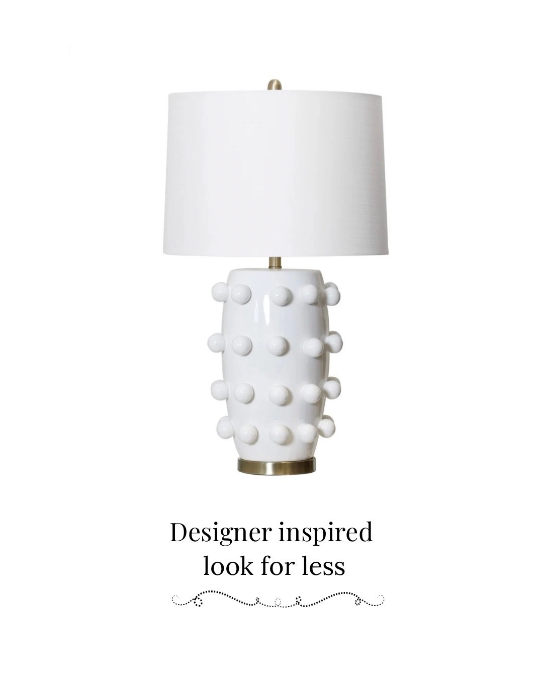 Designer‑Inspired Lamp
A sculptural, elevated lamp with that designer‑coded look for less. 

designer inspired lamp, ceramic lamp, neutral home decor, modern table lamp, affordable home finds, quiet luxury decor

I love how this piece adds soft texture and a high‑end feel without the price tag. Clean, neutral, and so easy to style.

#quietluxurydecor #designerlookforless #neutralhomeaesthetic #homedecorfinds #ltkhome #tjmaxx

#LTKHome