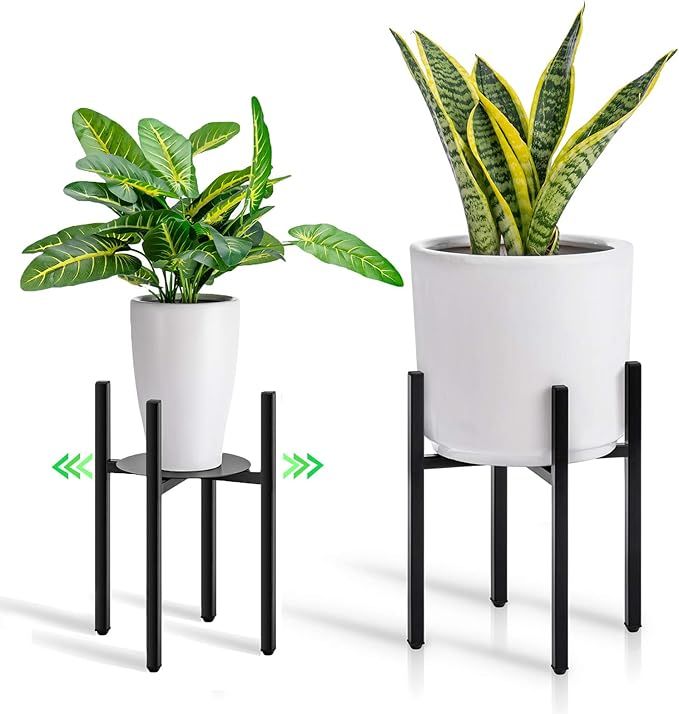 Befano Metal Plant Stand 8 inch - 12 inch Adjustable Modern Plant Stand for Indoor Outdoor Flower... | Amazon (CA)