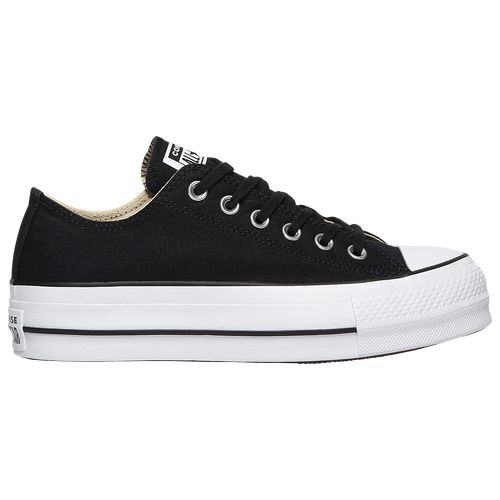 Converse Womens Converse All Star Platform Low Top - Womens Shoes Black/White Size 09.5 | Foot Locker (US)