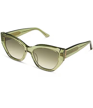 DIFF Eyewear x White Lotus Thailand 53mm Cat Eye Sunglasses - Light Green | Dillard's
