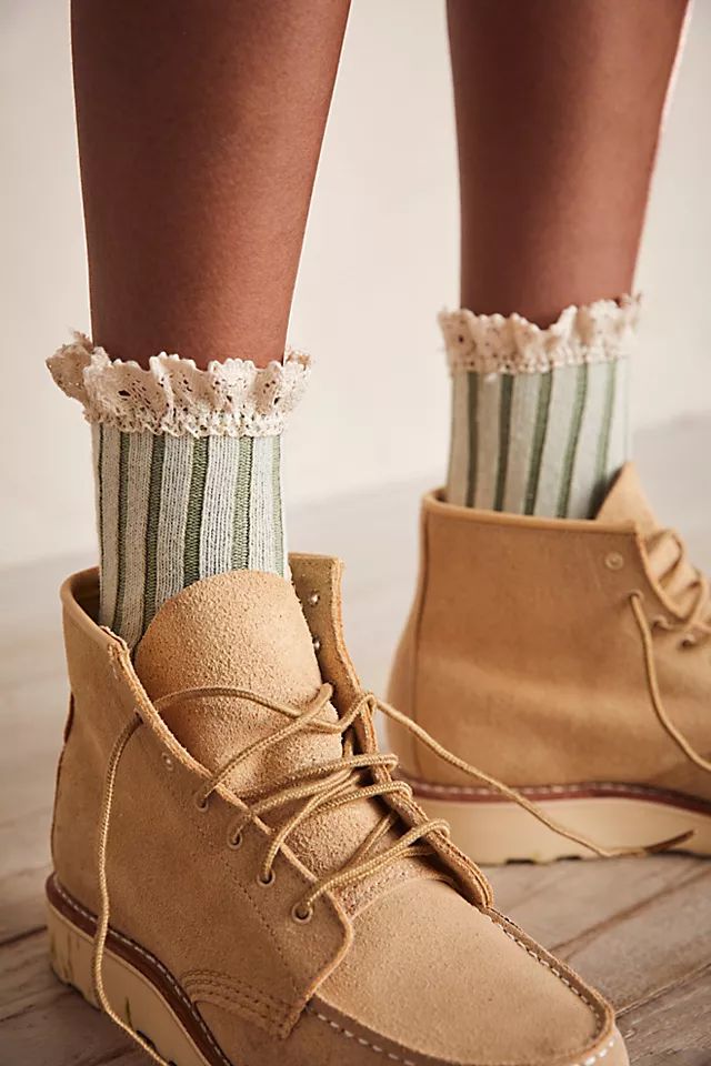 Molly Washed Ruffle Socks | Free People (Global - UK&FR Excluded)