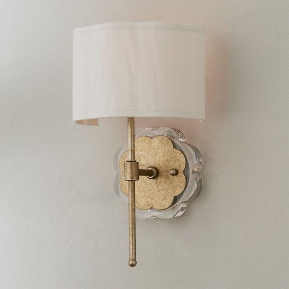 Scalloped Daisy Shade Sconce | Shades of Light