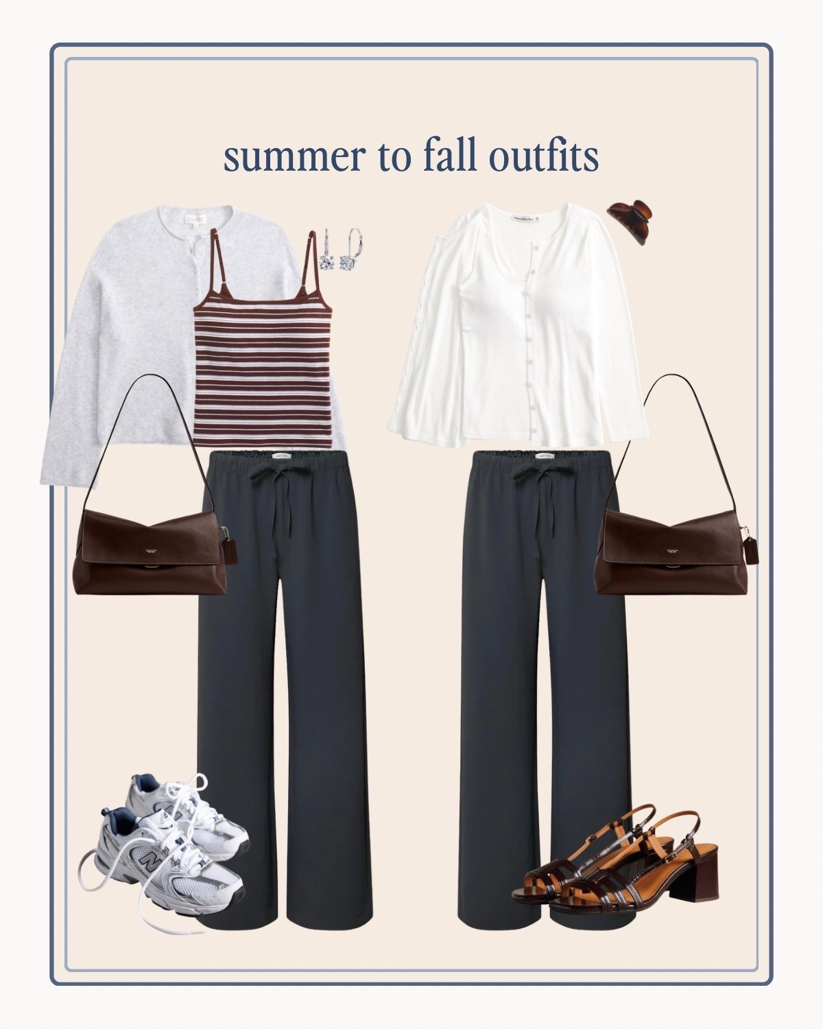 Summer to fall outfits 

90s minimal, fall transition, simple outfits, aritzia lodge pant

#LTKSeasonal #LTKootd