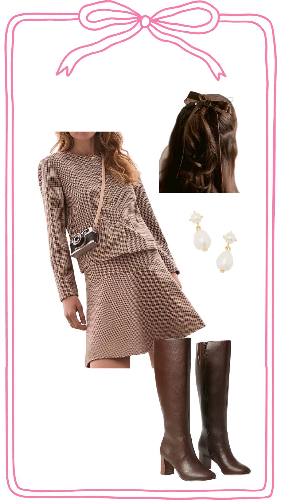 Chic brown plaid set 

#LTKWorkwear #LTKSaleAlert #LTKCyberWeek