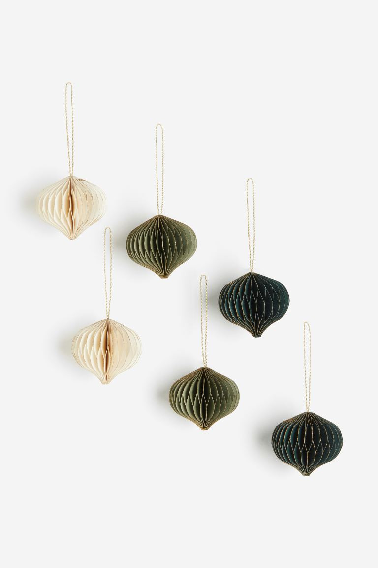 6-pack Christmas Ornaments | H&M (US + CA)