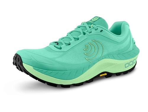 Topo Athletic Women's MTN Racer 3 Comfortable Lightweight 5MM Drop Trail Running Shoes, Athletic Shoes for Trail Running, Aqua/Teal, Size 7 | Amazon (US)