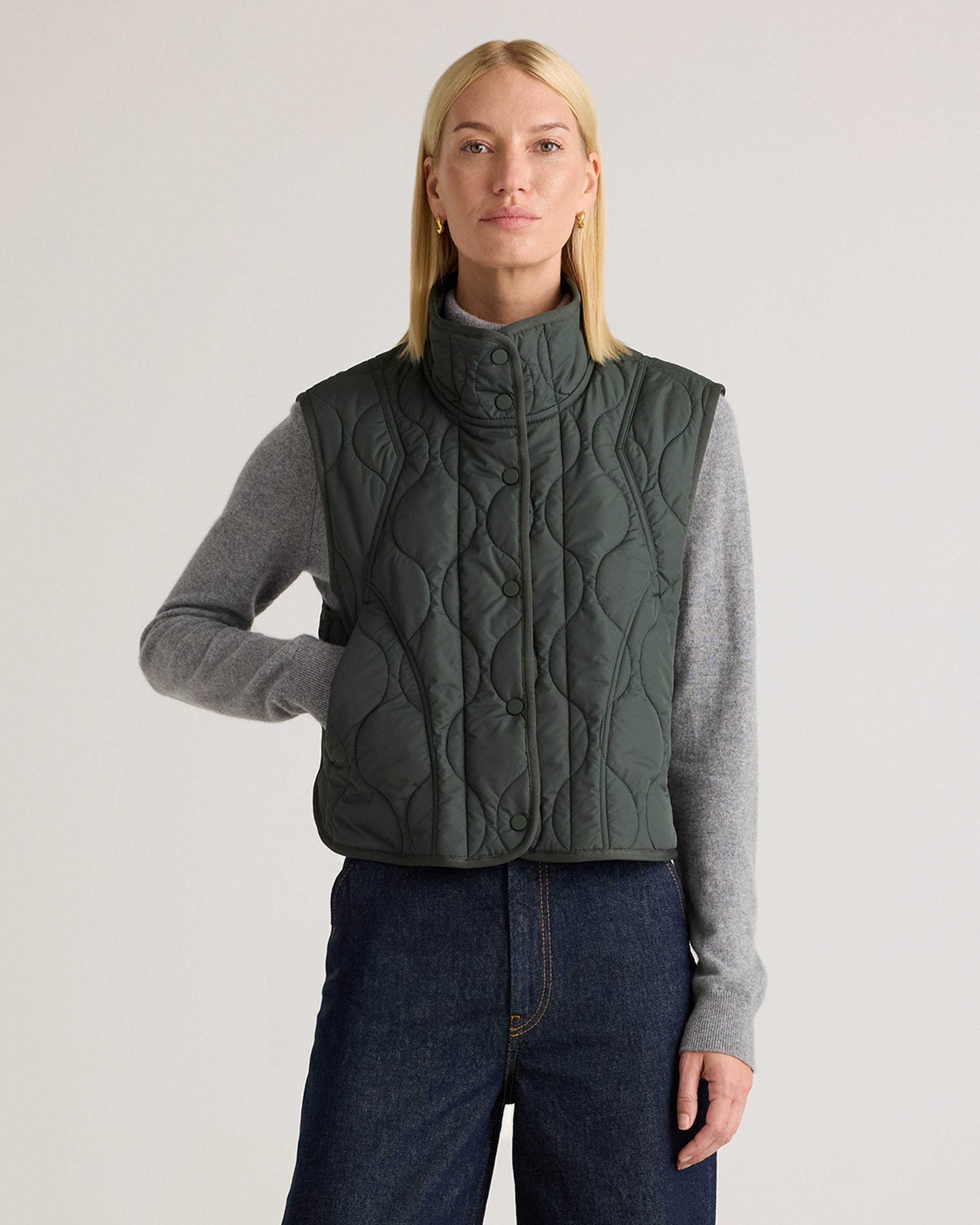 Featherless Quilted Puffer Vest | Quince