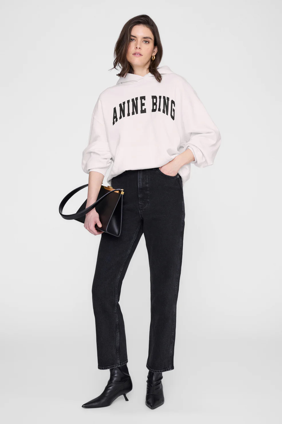 Harvey Sweatshirt - Washed Pink | Anine Bing