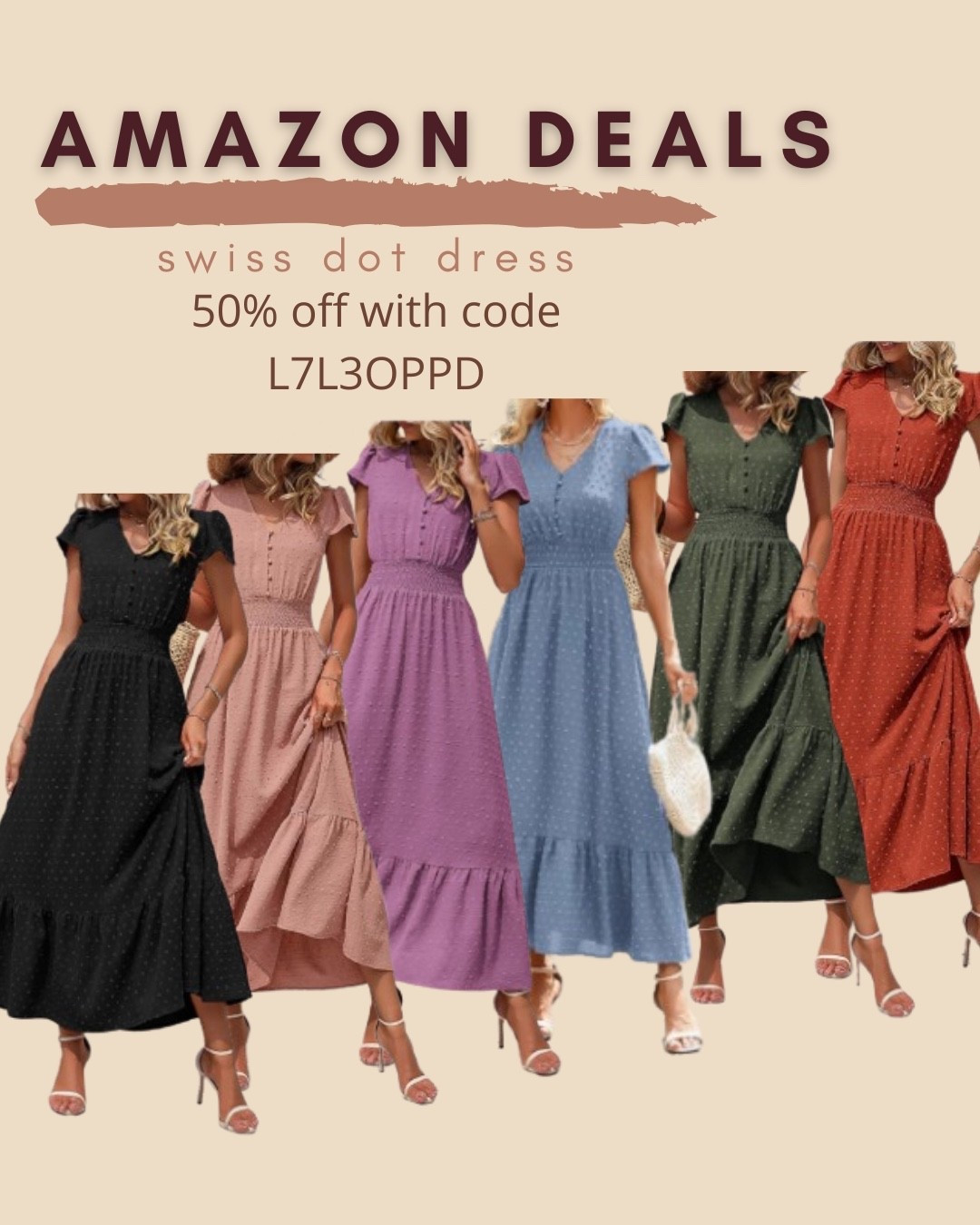 $25 ends 5/31

Amazon fashion
Amazon deals
Maxi dress
Swiss dot dress

#LTKSaleAlert