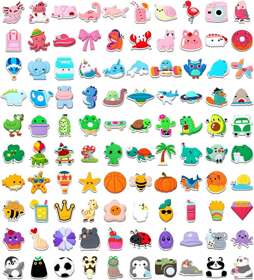 Cute Kawaii Sports Shoe Charms 30~100 PCS Teens Girls Boys Kids Decoration Party Gifts Accessorie... | Amazon (US)