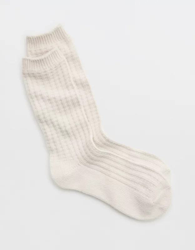 Aerie Waffle Crew Socks | Aerie