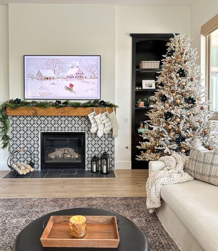 Holiday Decor + Flocked Tree from last year! 

#LTKhome #LTKHoliday #LTKSeasonal