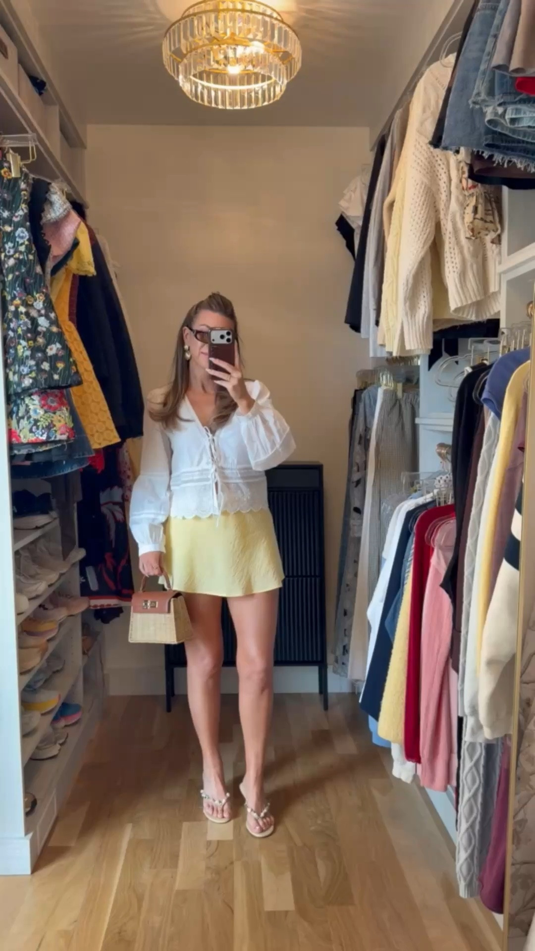 Abercrombie yellow skort styled with white lace top for everyday wear

Wearing small top
i sized down to an xs skort 

Divi code: Emerson15

Spring looks
Summer outfit
Everyday
Casual
Workwear
Destination
Brunch
Lunch date
Shopping

#LTKgrwm #LTKSeasonal #LTKootd
