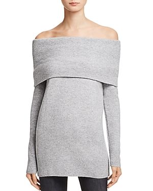 Aqua Cashmere Off-the-Shoulder Sweater - 100% Exclusive | Bloomingdale's (US)