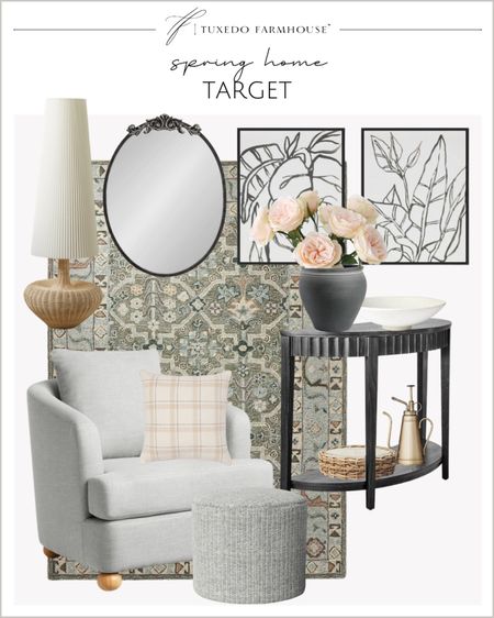 Decorate your spring living room with Target furniture and decor. 

Accent chairs, area rugs, console tables, wall mirrors, wall art, floor lamp, throw pillows, pottery vase, decor bowl, faux flowers, candles, spring decor  

#LTKFind #LTKhome #LTKSeasonal