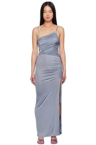 Blue Ariel Maxi Dress | SSENSE