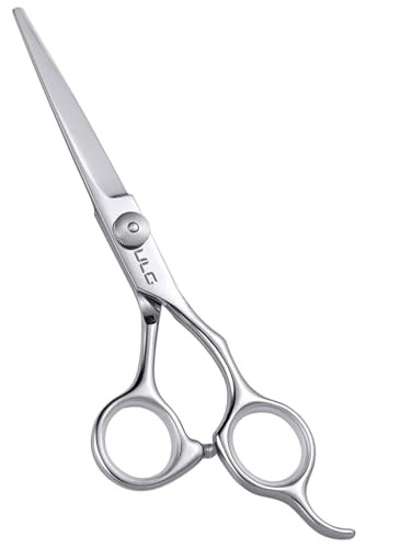 Hair Cutting Scissors, ULG Professional Hair Scissors 6.5 inch Right-Hand Razor Edge Barber Shears Salon Hair Cutting Shears Made of Japanese Stainless Steel, Hand Sharpened Silver | Amazon (US)
