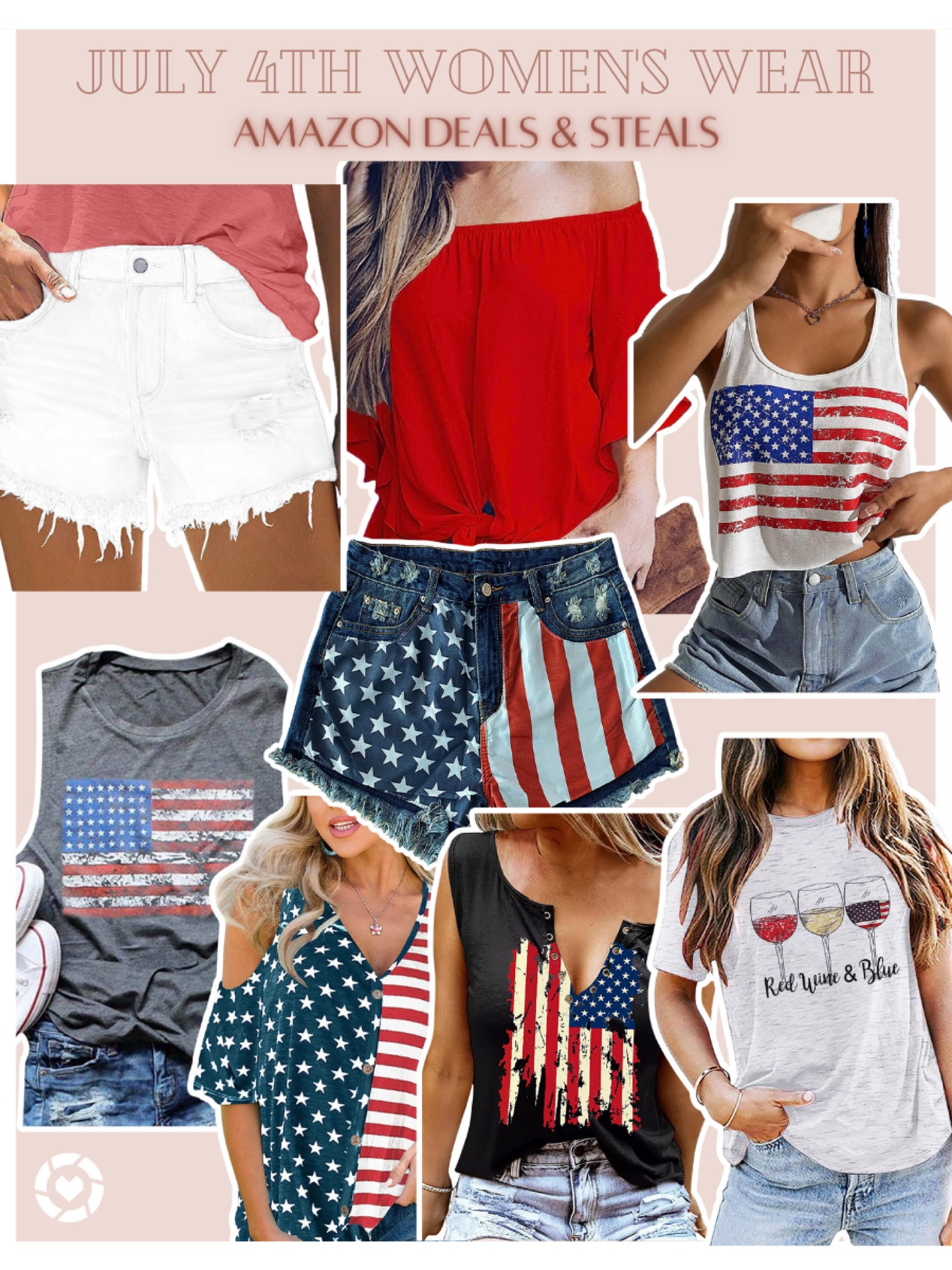 Amazon July 4 🇺🇸 cute clothes!

#LTKSeasonal #LTKunder50 #LTKstyletip