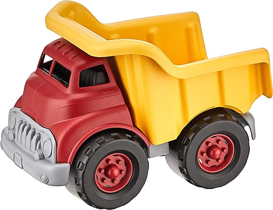 Green Toys Dump Truck, Red/Yellow CB - Pretend Play, Motor Skills, Kids Toy Vehicle. No BPA, phth... | Amazon (US)