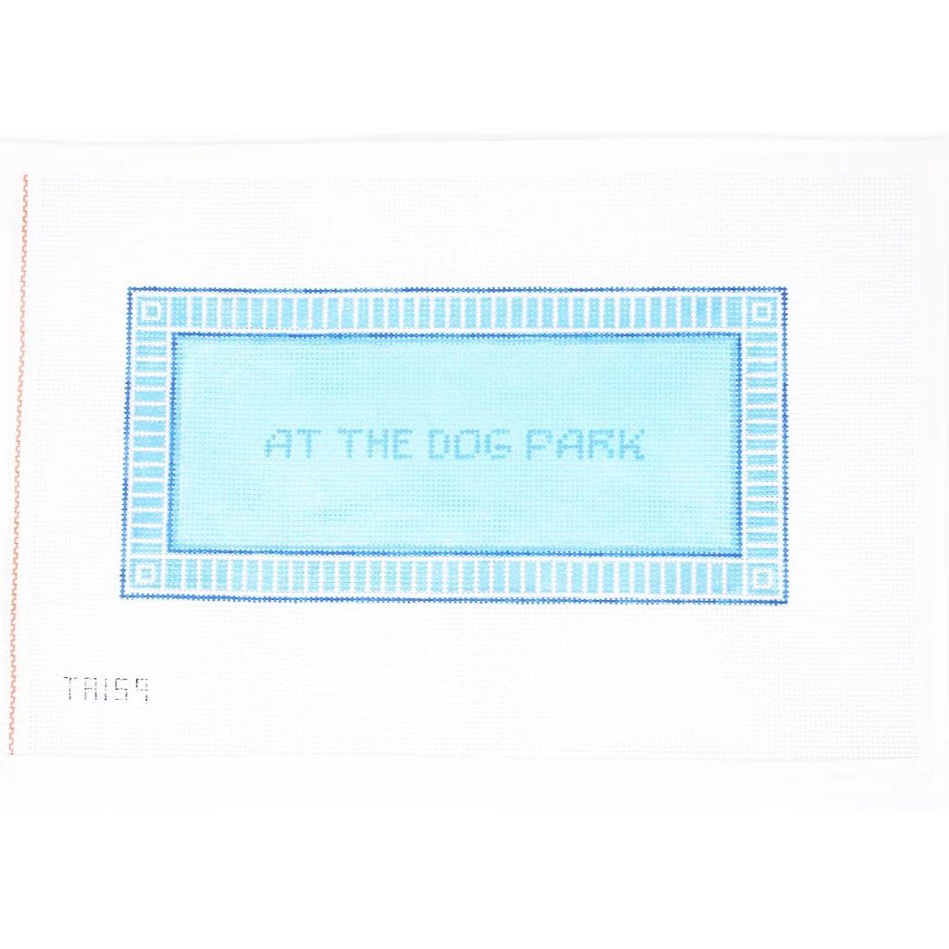 At The Dog Park | Greystone Needlepoint