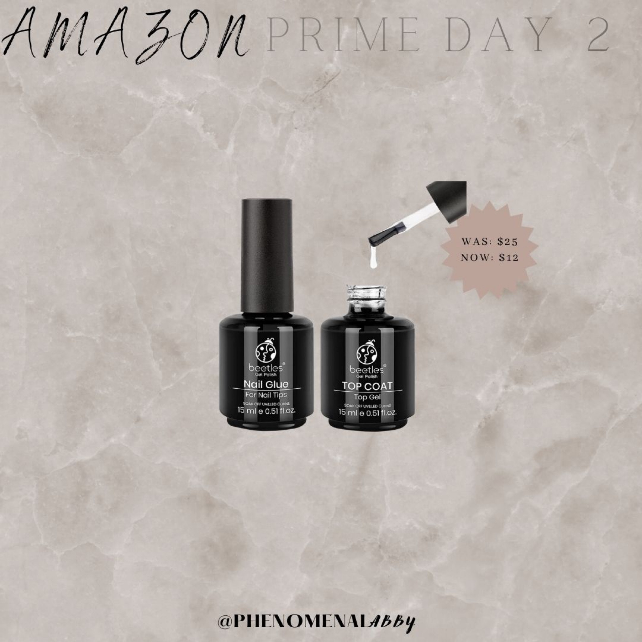 Best nail glue and top coat. 💅🏽

#LTKsalealert #LTKxPrimeDay