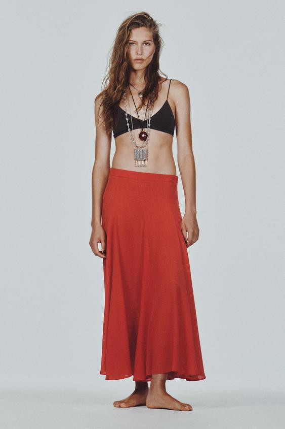 FLARED LONG SKIRT | Zara US