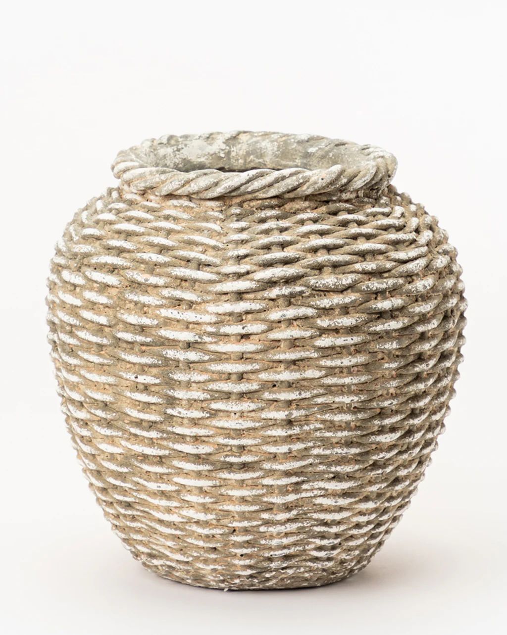 Woven Concrete Vase | McGee & Co.