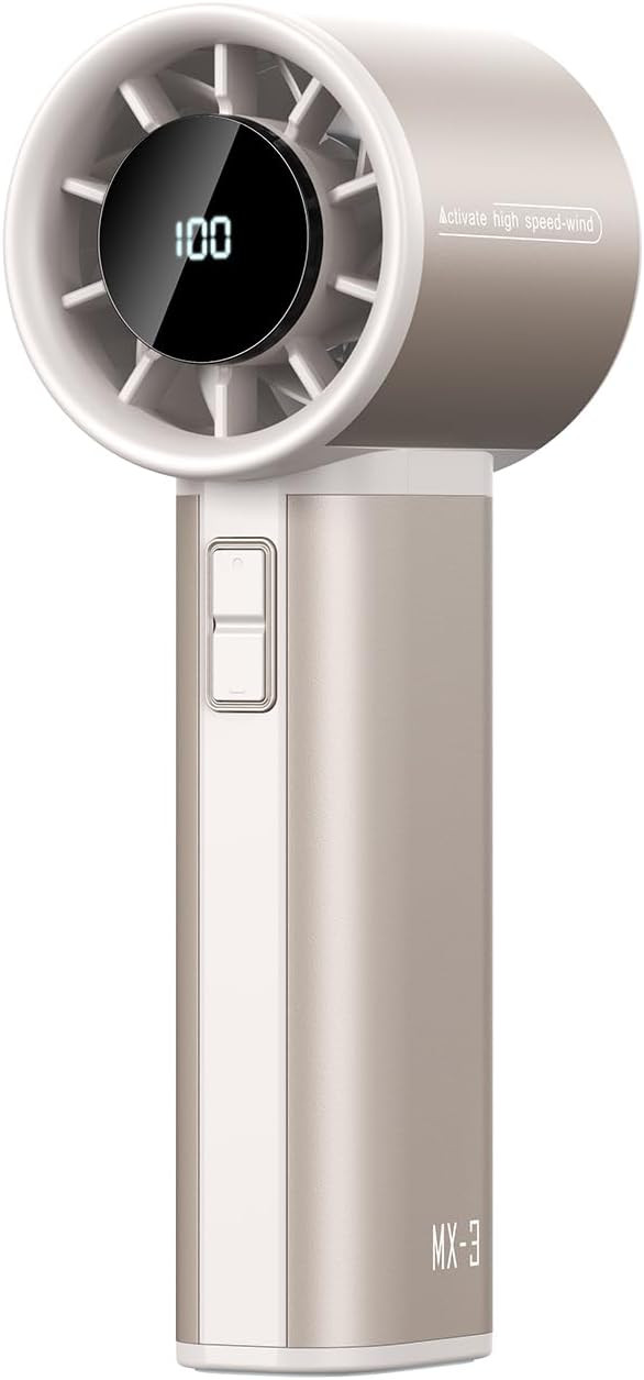 Portable Handheld Turbo Fan, 100 Speeds Adjustable Mini Personal Fan, 4500mAh USB-C Rechargeable ... | Amazon (US)