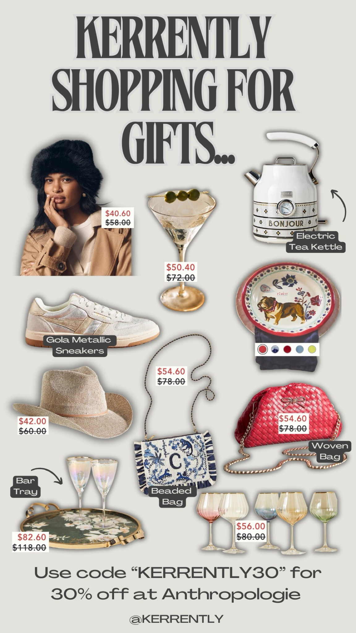 LAST DAY to use my code “KERRENTLY30” to get 30% off at @Anthropologie! Linked a few top gift ideas here 🎁 #AnthroPartner 

#LTKHoliday #LTKCyberWeek #LTKGiftGuide