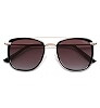 SOJOS Retro Aviator Square Polarized Sunglasses Shades Women Men SJ2180 | Amazon (US)