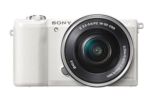 Sony a5100 16-50mm Mirrorless Digital Camera with 3-Inch Flip Up LCD (White) | Amazon (US)