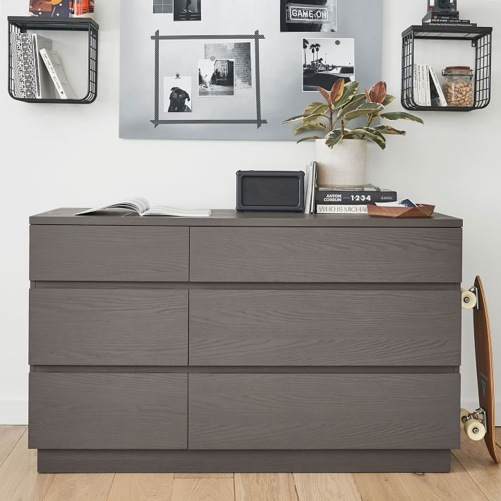 Bowen 6-Drawer Wide Dresser | Pottery Barn Teen