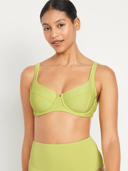 Underwire Bikini Swim Top for Women | Old Navy (US)