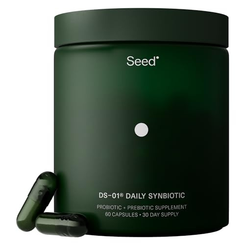 Seed DS-01 Daily Synbiotic - Prebiotic and Probiotic for Women & Men - Digestive Health, Gut Heal... | Amazon (US)