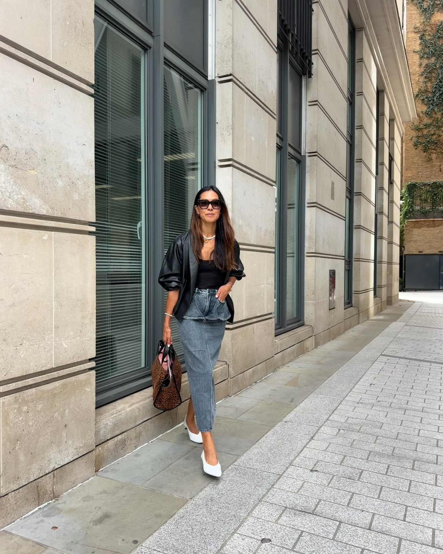 I’m wearing 
Jacket side medium 
Skirt size 8
Heels TTS
Vest top size small 
Leopard bag linked 
Jewels links ( use my code DEBBIE10
Sunnies linked 
White heads Balance & believe

#LTKFashionMonth #LTKuk #LTKautumn