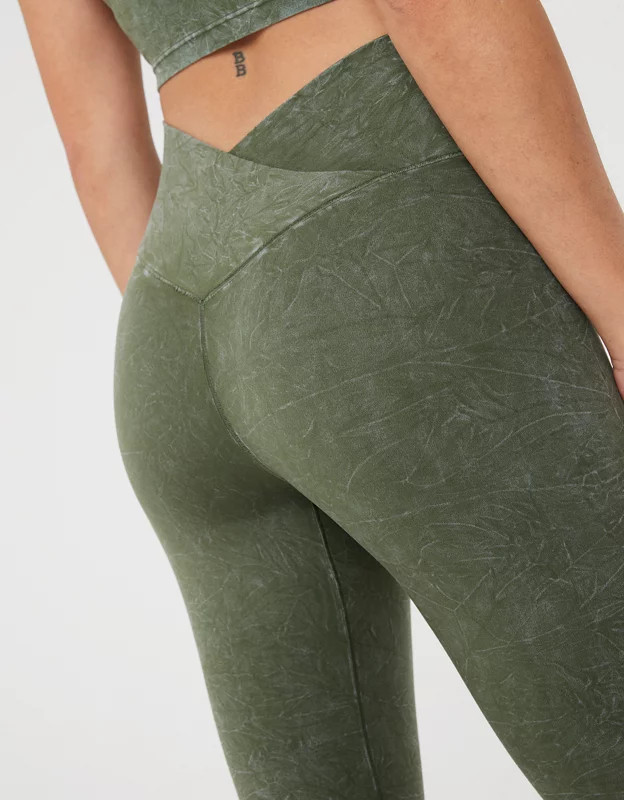 OFFLINE By Aerie Real Me Double Crossover Flare Legging | Aerie