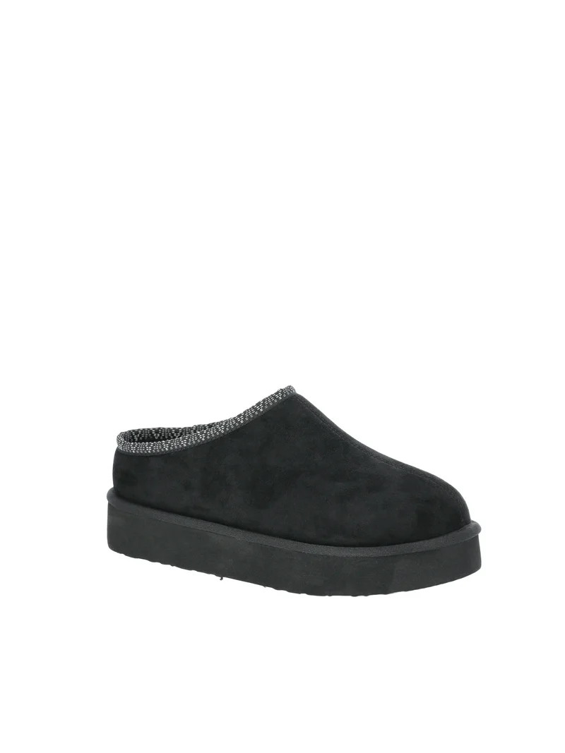 Pawz Women's Hazel Platform Clog Slippers with Faux Fur Lining | Walmart (US)