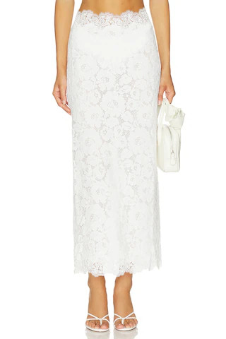 Ember Maxi Skirt in White | Revolve Clothing (Global)