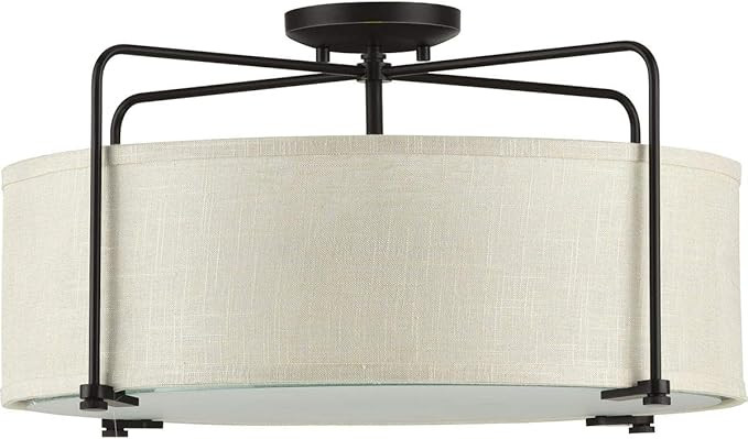 Progress Lighting P350110-020 Kempsey Close-to-Ceiling, 11" x 21-3/4", Bronze | Amazon (US)