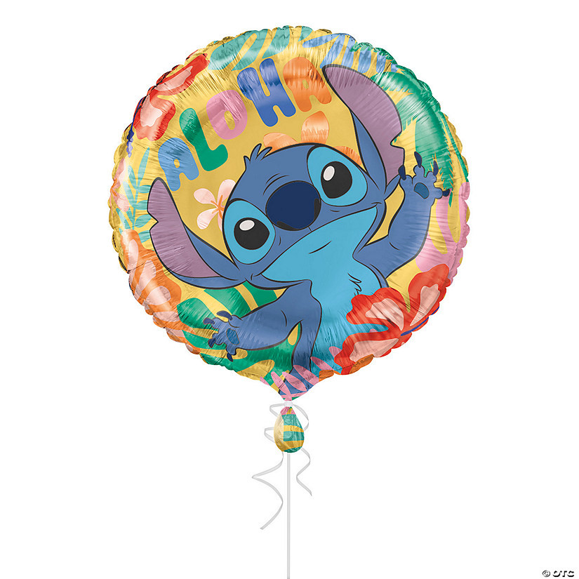 18" Disney's Lilo & Stitch™ Party Round Mylar Balloon | Oriental Trading Company