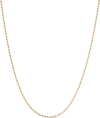 Dainty Gold Necklace - Gold Ball Chain | Nordstrom