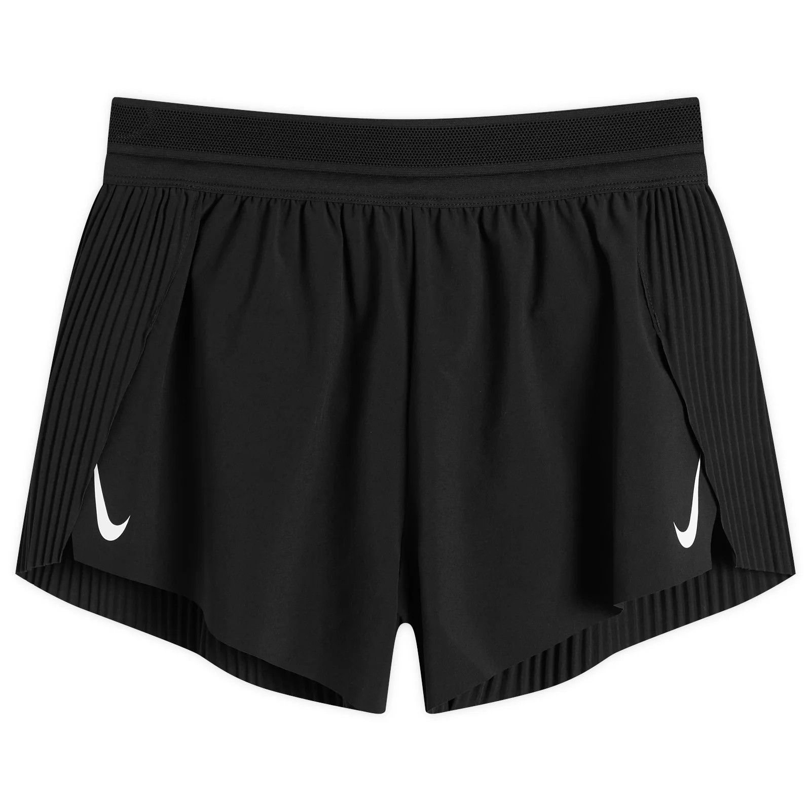 Nike Running Women's Nike Aeroswift Short in Black/White, Size X-Small | END. Clothing
