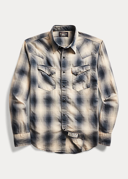 Slim Fit Plaid Western Shirt | Ralph Lauren (US)