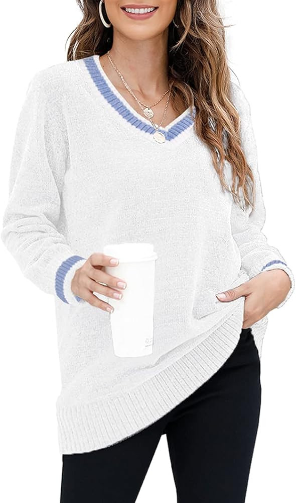 Dofaoo Workout Tops for Women Round Neck Split Back Summer Yoga Tank Tops | Amazon (US)