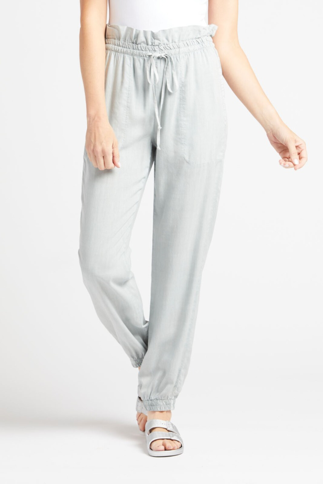 Smocked Tie Waist Jogger | Evereve
