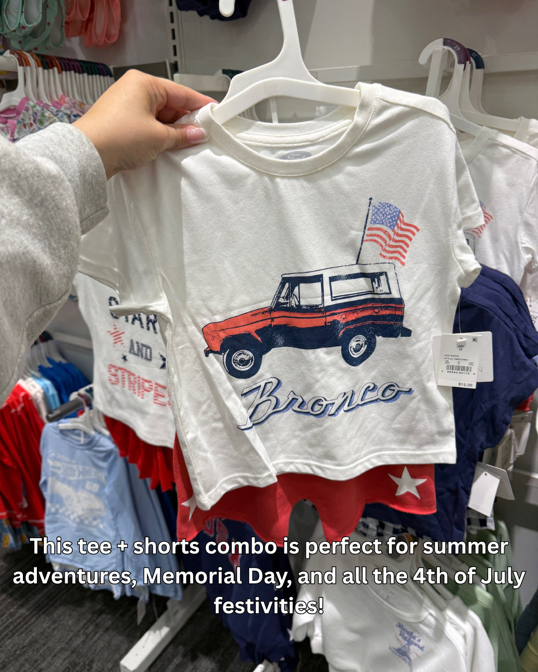 The cutest little Americana set! This Ford Bronco tee + shorts combo is perfect for summer adventures, Memorial Day, and all the 4th of July festivities!

 

 #LTKSeasonal #LTKKids