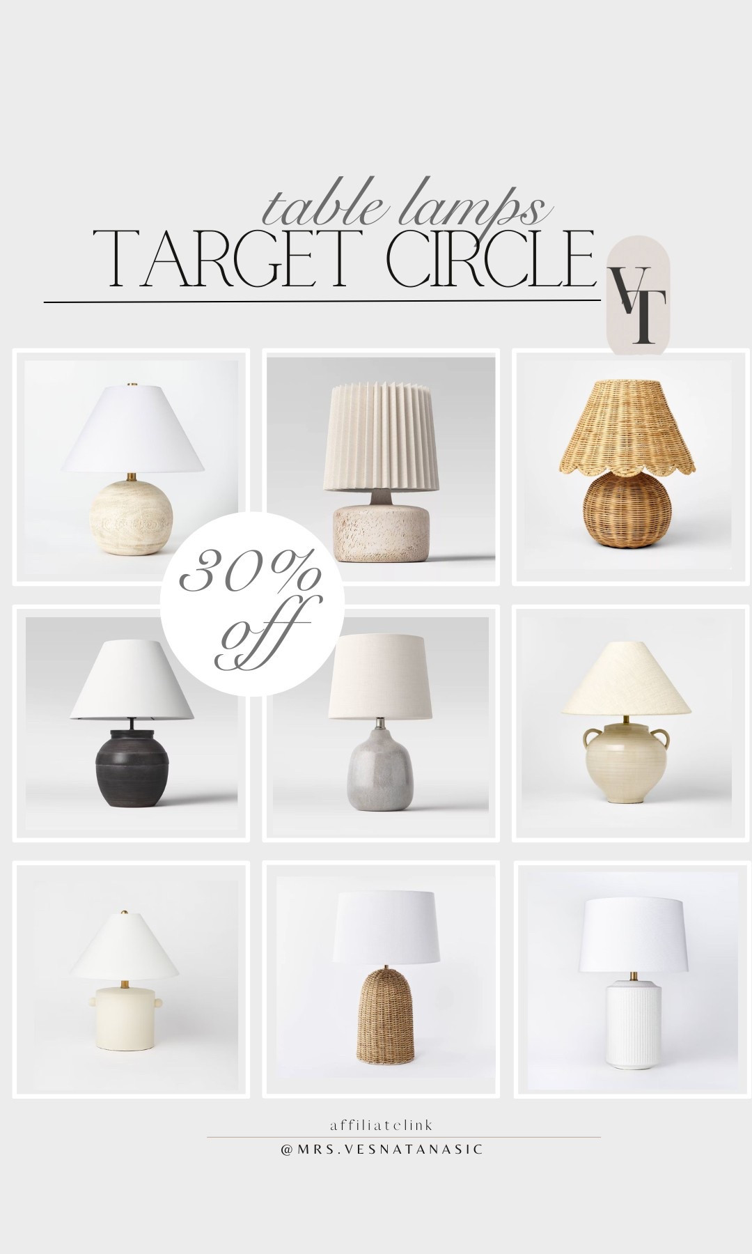 30% off Target lamps for Target Circle Week! @target @targetstyle #targetstyle #targethome #lamps #target #circleweek #targetcircleweek 

#LTKSaleAlert #LTKFindsUnder100 #LTKHome