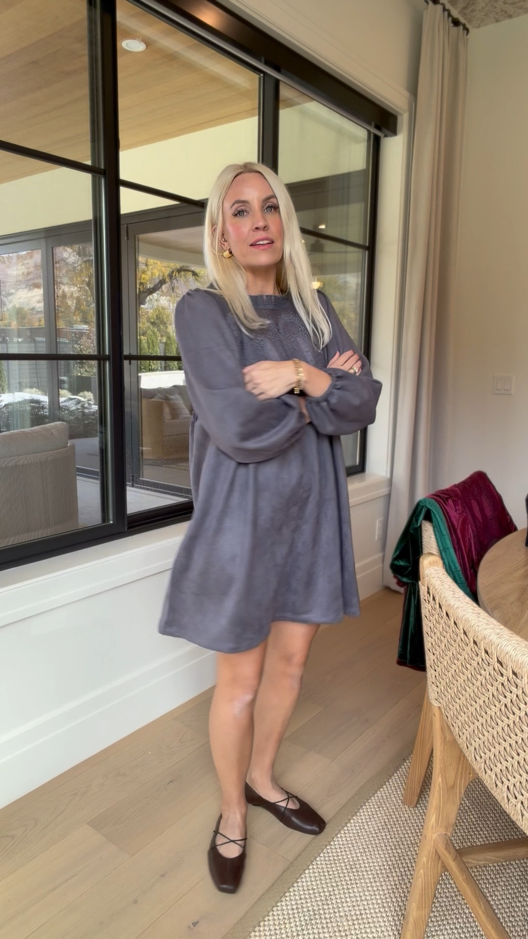 Here is another color in that same suede dress that looks like Anthro! I did a size M

#LTKStyleTip #LTKFindsUnder100 #LTKFindsUnder50