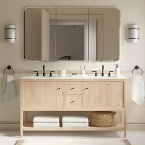 Roland Double Bathroom Vanity (60") | West Elm (US)